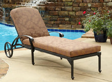 Load image into Gallery viewer, Homestyles Capri Charcoal Outdoor Chaise Lounge