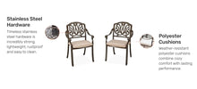 Load image into Gallery viewer, Homestyles Capri Taupe Outdoor Chair Pair