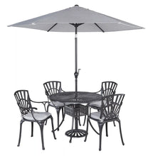 Load image into Gallery viewer, Homestyles Grenada Charcoal 6 Piece Outdoor Dining Set