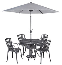Load image into Gallery viewer, Homestyles Grenada Charcoal 6 Piece Outdoor Dining Set