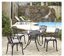 Load image into Gallery viewer, Homestyles Grenada Charcoal Outdoor Dining Table