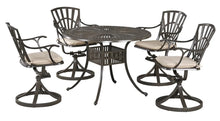 Load image into Gallery viewer, Homestyles Grenada Khaki Gray 5 Piece Outdoor Dining Set