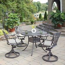 Load image into Gallery viewer, Homestyles Grenada Khaki Gray 5 Piece Outdoor Dining Set