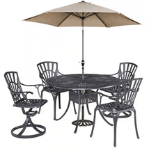 Load image into Gallery viewer, Homestyles Grenada Khaki Gray 6 Piece Outdoor Dining Set
