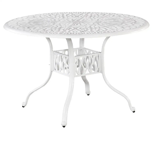 Homestyles Capri White Outdoor Dining Table