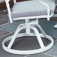 Load image into Gallery viewer, Homestyles Capri White Outdoor Swivel Rocking Chair