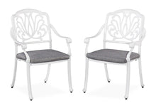 Load image into Gallery viewer, Homestyles Capri White Outdoor Chair Pair
