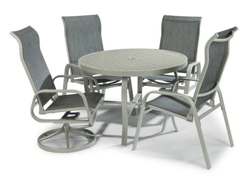 Homestyles Captiva Gray 5 Piece Outdoor Dining Set