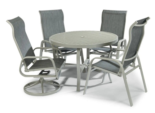 Homestyles Captiva Gray 5 Piece Outdoor Dining Set