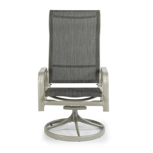 Homestyles Captiva Gray Outdoor Swivel Rocking Chair