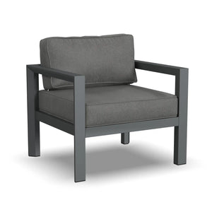 Homestyles Grayton Gray Chair w/ Ottoman