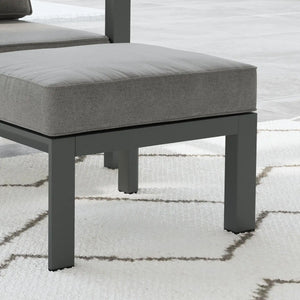 Homestyles Grayton Gray Ottoman