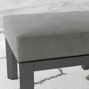 Homestyles Grayton Gray Ottoman