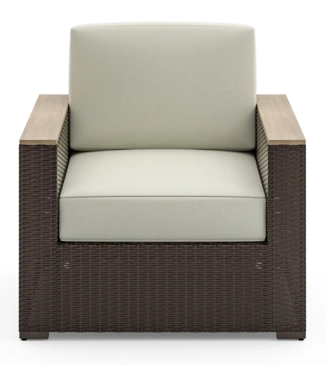 Homestyles Palm Springs Brown Outdoor Arm Chair