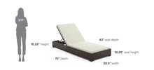 Load image into Gallery viewer, Homestyles Palm Springs Brown Outdoor Chaise Lounge