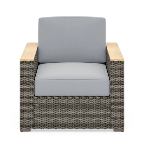 Homestyles Boca Raton Brown Outdoor Arm Chair