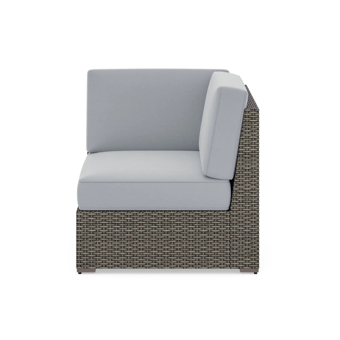 Homestyles Boca Raton Brown Outdoor Sectional Side Chair