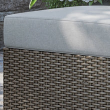 Load image into Gallery viewer, Homestyles Boca Raton Brown Outdoor Ottoman