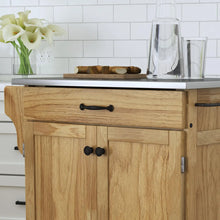 Load image into Gallery viewer, Homestyles Cuisine Cart Brown Kitchen Cart