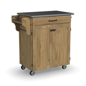 Homestyles Cuisine Cart Brown Kitchen Cart