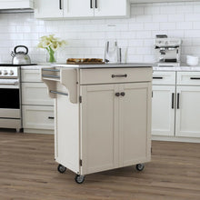 Load image into Gallery viewer, Homestyles Cuisine Cart Off-White Kitchen Cart