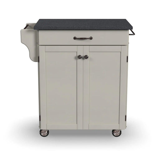 Homestyles Cuisine Cart Off-White Kitchen Cart