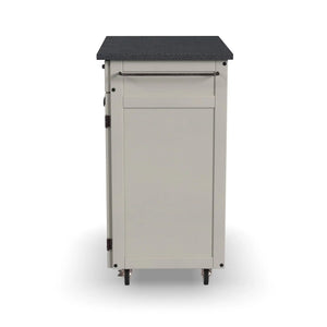 Homestyles Cuisine Cart Off-White Kitchen Cart