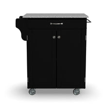 Load image into Gallery viewer, Homestyles Cuisine Cart Black Kitchen Cart