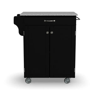 Homestyles Cuisine Cart Black Kitchen Cart