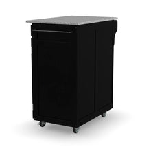 Load image into Gallery viewer, Homestyles Cuisine Cart Black Kitchen Cart