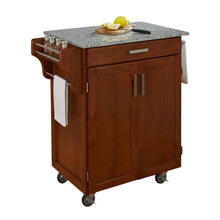 Load image into Gallery viewer, Homestyles Cuisine Cart Brown Kitchen Cart