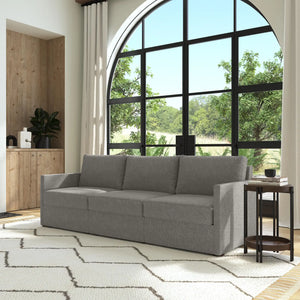 Flex Sofa with Narrow Arm - Pebble