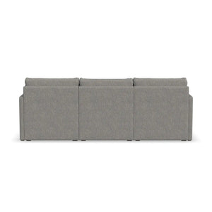 Flex Sofa with Narrow Arm - Pebble