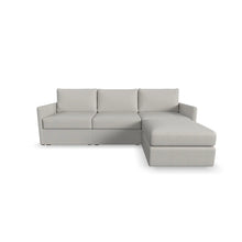 Load image into Gallery viewer, Flex Sofa with Narrow Arm and Ottoman - Frost