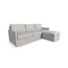 Load image into Gallery viewer, Flex Sofa with Narrow Arm and Ottoman - Frost
