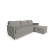 Load image into Gallery viewer, Flex Sofa with Narrow Arm and Ottoman - Pebble