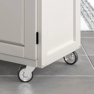 Homestyles Create-A-Cart Off-White Kitchen Cart