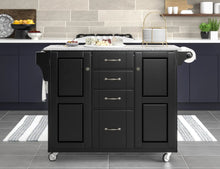 Load image into Gallery viewer, Homestyles Create-A-Cart Black Kitchen Cart