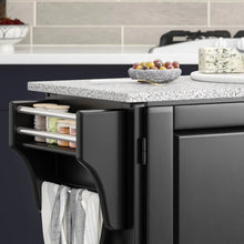 Load image into Gallery viewer, Homestyles Create-A-Cart Black Kitchen Cart