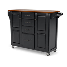 Load image into Gallery viewer, Homestyles Create-A-Cart Black Kitchen Cart