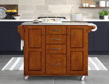 Load image into Gallery viewer, Homestyles Create-A-Cart Brown Kitchen Cart