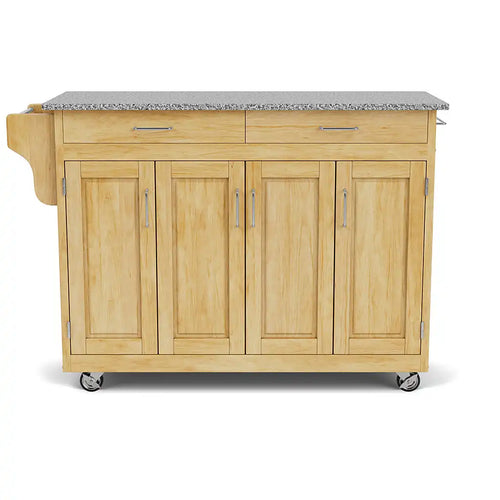 Homestyles Create-A-Cart Brown Kitchen Cart