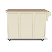 Load image into Gallery viewer, Homestyles Create-a-Cart Kitchen Island in White with Oak Top