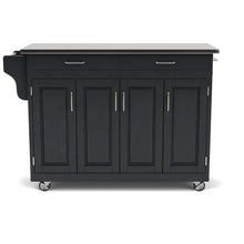 Load image into Gallery viewer, Homestyles Create-A-Cart Black Kitchen Cart