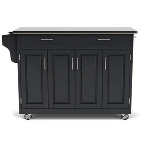 Homestyles Create-A-Cart Black Kitchen Cart