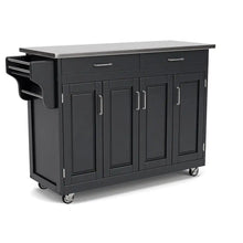Load image into Gallery viewer, Homestyles Create-A-Cart Black Kitchen Cart