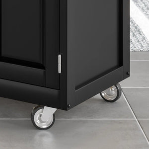 Homestyles Create-A-Cart Black Kitchen Cart
