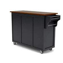 Load image into Gallery viewer, Homestyles Create-A-Cart Black Kitchen Cart