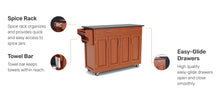 Load image into Gallery viewer, Homestyles Create-A-Cart Brown Kitchen Cart