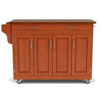 Load image into Gallery viewer, Homestyles Create-A-Cart Brown Kitchen Cart